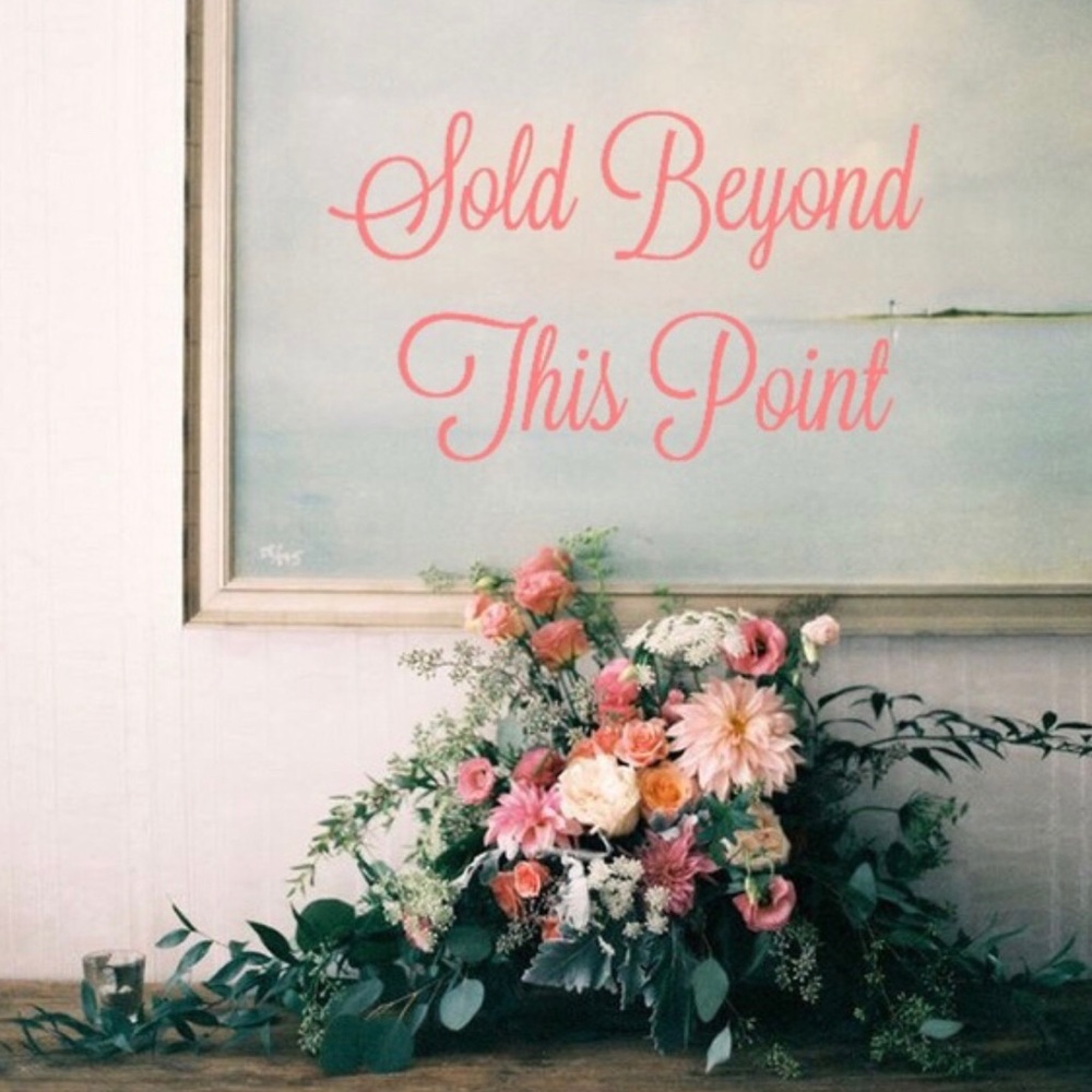 Sold beyond this point ♥️